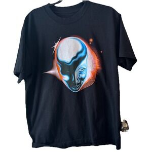 The Weeknd XO Shirt Mens L Black Graphic Face Tee Music Tour Merch Made USA